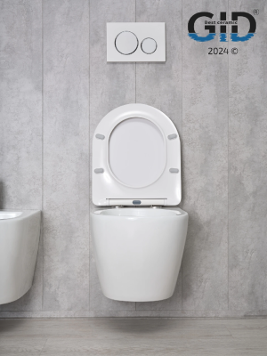 Унитаз подвесной Gid Tr2198 61107Y белый 49x36x35.5 фото в интернет-магазине Русалия