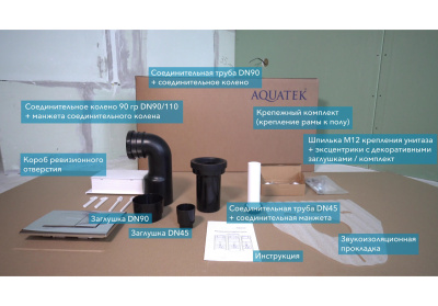 Инсталляция для подвесных унитазов Standart 37 INS-0000017 Aquatek фото в интернет-магазине Русалия