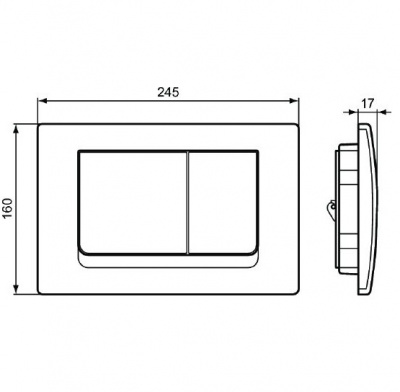 Комплект 4 в 1 T387201 Tesi Ideal Standard фото в интернет-магазине Русалия
