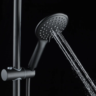 Душевая система Shevanik S8736H, черный фото в интернет-магазине Русалия