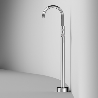 F7514100 Sense, смеситель д/ванны/душа, отдельностоящий, хром, шт. фото в интернет-магазине Русалия