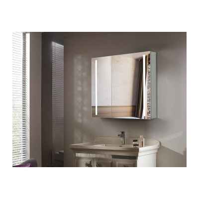 Зеркальный шкаф с подсветкой ES-2404. Размер: 80х70х15 ESBANO фото в интернет-магазине Русалия