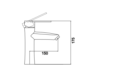 Смеситель для умывальника Fmark (FS16629) фото в интернет-магазине Русалия