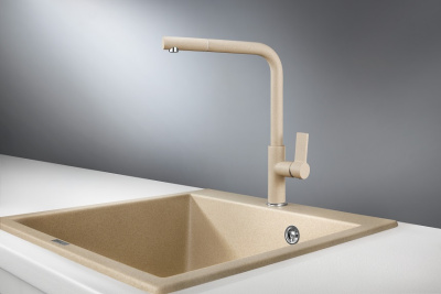 Смеситель для кухни GRANULA (2502, ПЕСОК) фото в интернет-магазине Русалия