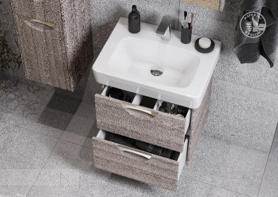 Тумба под раковину AQUATON Сильва 60 дуб фьорд 1A211801SIW60 фото в интернет-магазине Русалия