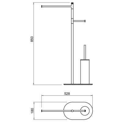 Стойка в ванную комнату Timo Saona (13085/17) фото в интернет-магазине Русалия