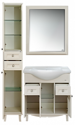 Шкаф - пенал Шармель 35 левый Л-Шрм05035-5812ЯЛ Misty фото в интернет-магазине Русалия