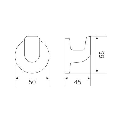 Крючок OSC-5231.CR Oscar Chromo Veragio фото в интернет-магазине Русалия