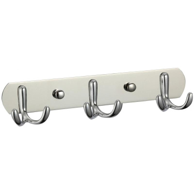 Планка с крючками Savol S-07203B, хром фото в интернет-магазине Русалия