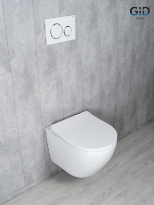 Унитаз подвесной Tornado Gid Tr2122TF 62258Y белый 49x36x36 фото в интернет-магазине Русалия