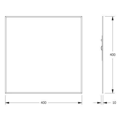 Зеркало настенное с фацетом Standard EVOFORM 40x40 см, BY 0203 фото в интернет-магазине Русалия