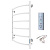 Полотенцесушитель электрический (лесенка) Тругор Пэк сп 5 80х50 см, белый Пэк сп 5/8050 белый ВГП фото в интернет-магазине Русалия
