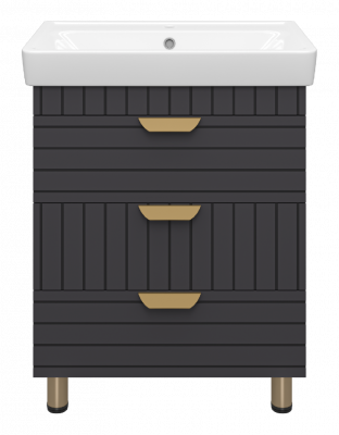 Тумба Gloster 70 с раковиной Dreja Q 70 Brevita фото в интернет-магазине Русалия