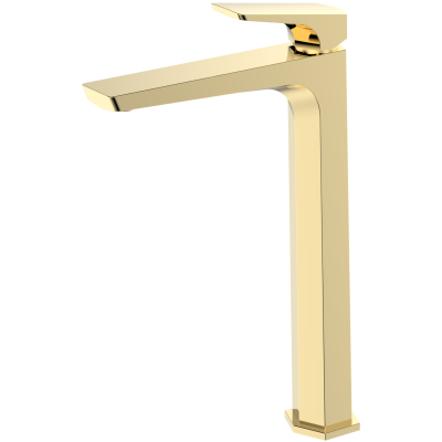 Смеситель для раковины HAIBA золотой (HB11726-5) фото в интернет-магазине Русалия