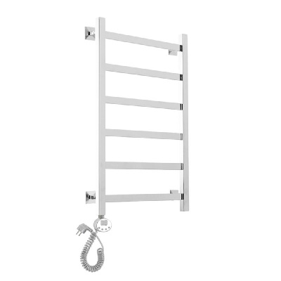 Электрический полотенцесушитель Квадро Плюс П6 500х800 EL, хром Domoterm фото в интернет-магазине Русалия