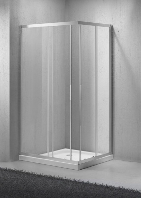 Душевой уголок BelBagno SELA-AH-2-120/90-C-Cr 90х120 см, профиль хром, стекло - прозрачное фото в интернет-магазине Русалия