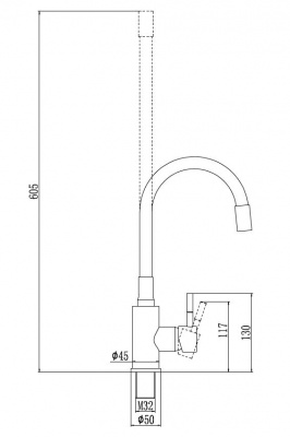 Смеситель для кухни с гибким изливом черный/нержавейка SUS6002-01 Savol фото в интернет-магазине Русалия