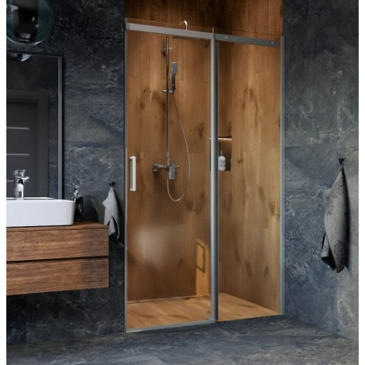 Душевая дверь EXCELLENT Rols 100 см (хром) фото в интернет-магазине Русалия