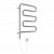 Электрический полотенцесушитель  25 Ш-обр 450х570 поворотный  4620768883958 Terminus фото в интернет-магазине Русалия