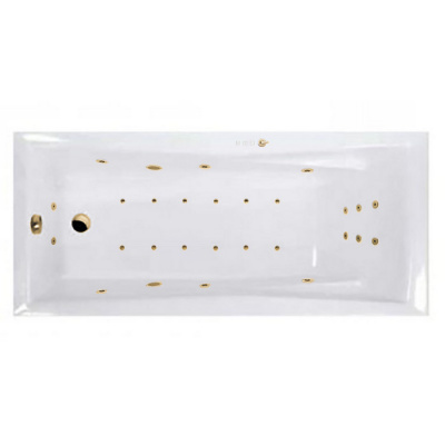 Гидромассажная ванна WHITECROSS Palace 170x75 "ULTRA" (золото) WAEX.PAL17.ULTRA.GL фото в интернет-магазине Русалия