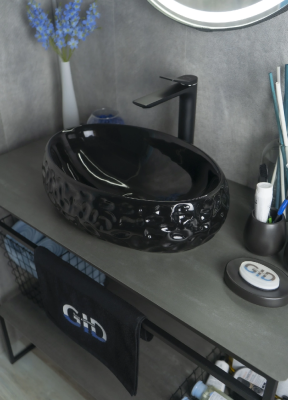 Раковина накладная Gid 9030bf фото в интернет-магазине Русалия