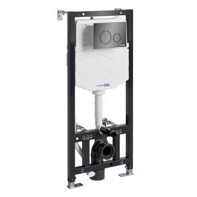 Aller 10TLT.010.ME.PB02 Система инсталляции для унитазов, черный Wasserkraft фото в интернет-магазине Русалия