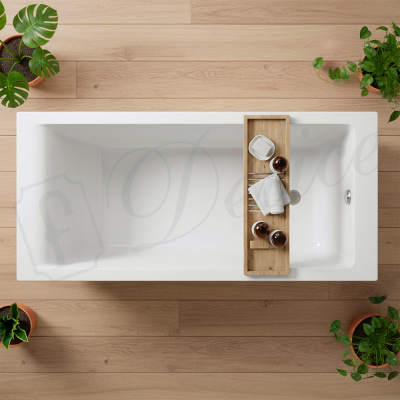 Ванна из литьевого мрамора Delice Diapason 160х70 глянцевая DLR330004-G фото в интернет-магазине Русалия