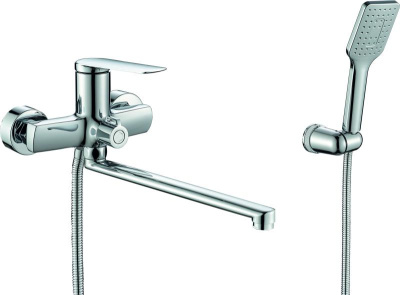 Смеситель для ванны с длинным поворотным изливом RUSH Bering (BE5535-51) фото в интернет-магазине Русалия