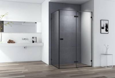 Душевой уголок CEZARES BELLAGIO-AH-1-140/80-C-NERO фото в интернет-магазине Русалия