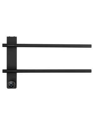 Полотенцесушитель электрический WONZON & WOGHAND NÜRNBERG, Черный матовый (WW-AL342-MB) фото в интернет-магазине Русалия