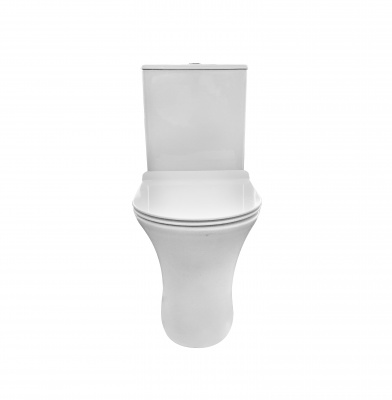 Унитаз-компакт безободковый с сиденьем микролифт REKO ТК-201 Timo фото в интернет-магазине Русалия