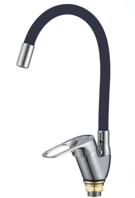 Смеситель для кухонной мойки Fmark с гибким цветным изливом (FM4104-01) фото в интернет-магазине Русалия