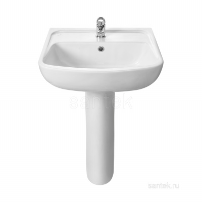 Раковина Santek Лонги 550х420 отверстие под смеситель 1WH501755 фото в интернет-магазине Русалия