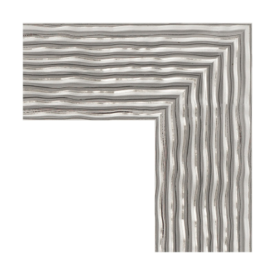 Зеркало настенное EVOFORM в багетной раме волна хром, 80х80 см, BY 3249 фото в интернет-магазине Русалия