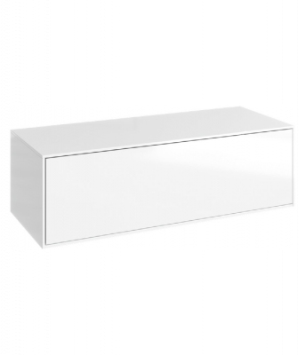 Тумба дополнительная 100 белый GEN0310W  Genesis Aqwella фото в интернет-магазине Русалия