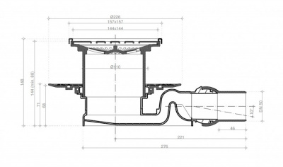 Точечный трап Pestan Confluo Standard 15х15 Tide Mask  (13000081) фото в интернет-магазине Русалия
