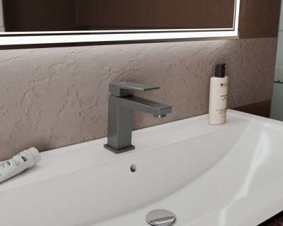 Смеситель для умывальника RUSH Thira (TR3635-12Grey) фото в интернет-магазине Русалия