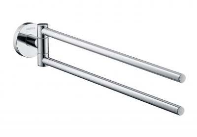 Полотенцедержатель двойной AQUATEK AQ4013CR ВЕГА фото в интернет-магазине Русалия