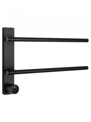 Полотенцесушитель электрический WONZON & WOGHAND NÜRNBERG, Черный матовый (WW-AL342-MB) фото в интернет-магазине Русалия