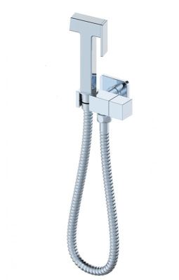 Смеситель с гигиеническим душем встраиваемый WONZON & WOGHAND, Хром (WW-88809904-CR) фото в интернет-магазине Русалия