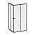 W87G-403-10080-BT Sunny душ огражд прямоугольн, раздвижн двери 100x80 черный,стекло прозрачн Am.Pm фото в интернет-магазине Русалия