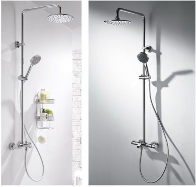 Душевая система с термостатом на ванну Waterfall F639114C-A2-RUS Bravat фото в интернет-магазине Русалия