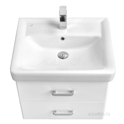 Тумба под раковину AQUATON Америна 60 белый 1A135401AM010 фото в интернет-магазине Русалия
