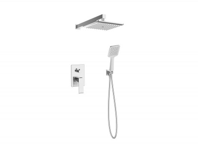 Душевая система ESKO скрытого монтажа 6в1 Squared Chrome (6in1 SQ) фото в интернет-магазине Русалия