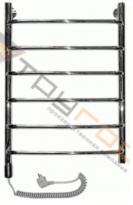 Полотенцесушитель электрический с терморегулятором Идеал эл ТЭН 1 60*50 (ЛЦ13) Тругор фото в интернет-магазине Русалия