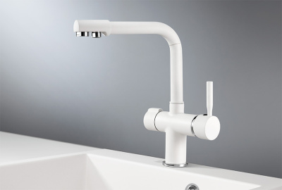 Смеситель для кухни GRANULA (2088, АРКТИК) фото в интернет-магазине Русалия