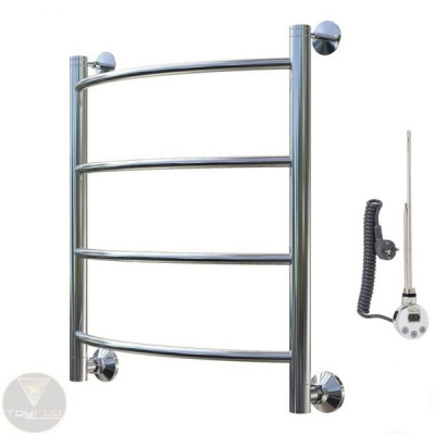 Полотенцесушитель электрический с терморегулятором Приоритет эл ТЭН 1 60*50 (ЛЦ2) Тругор фото в интернет-магазине Русалия