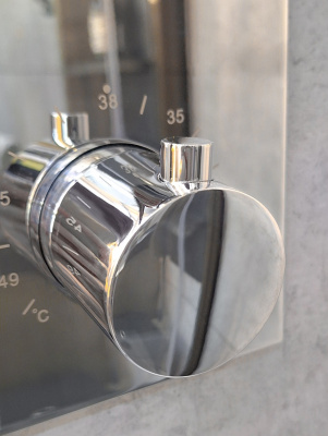 Душевая система с термостатом AltroBagno Unione 040407 Cr AltroBagnoUnione040407Cr фото в интернет-магазине Русалия