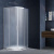 Душевой уголок Alpha VSQ-3AL800MT, 800*800, хром, стекло текстурное Vincea фото в интернет-магазине Русалия