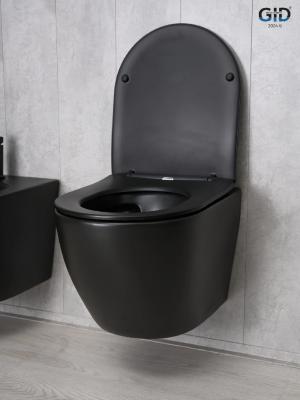 Унитаз подвесной Gid Bm2198 62226Y черный матовый 49x36x35.5 фото в интернет-магазине Русалия